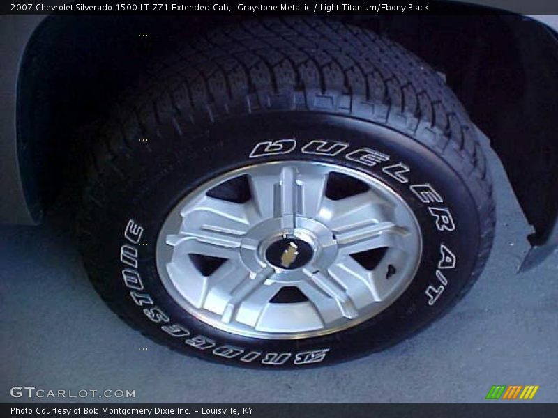 Graystone Metallic / Light Titanium/Ebony Black 2007 Chevrolet Silverado 1500 LT Z71 Extended Cab