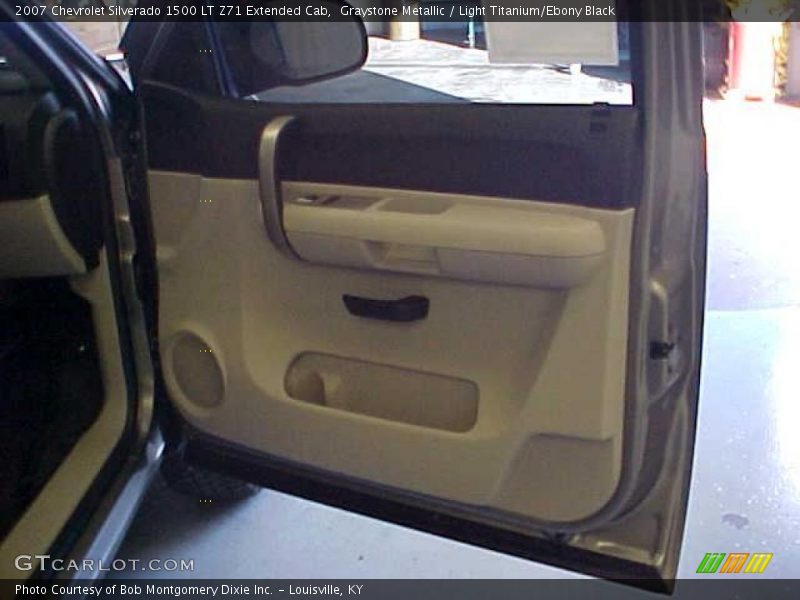 Graystone Metallic / Light Titanium/Ebony Black 2007 Chevrolet Silverado 1500 LT Z71 Extended Cab