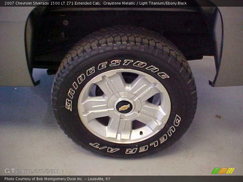 Graystone Metallic / Light Titanium/Ebony Black 2007 Chevrolet Silverado 1500 LT Z71 Extended Cab