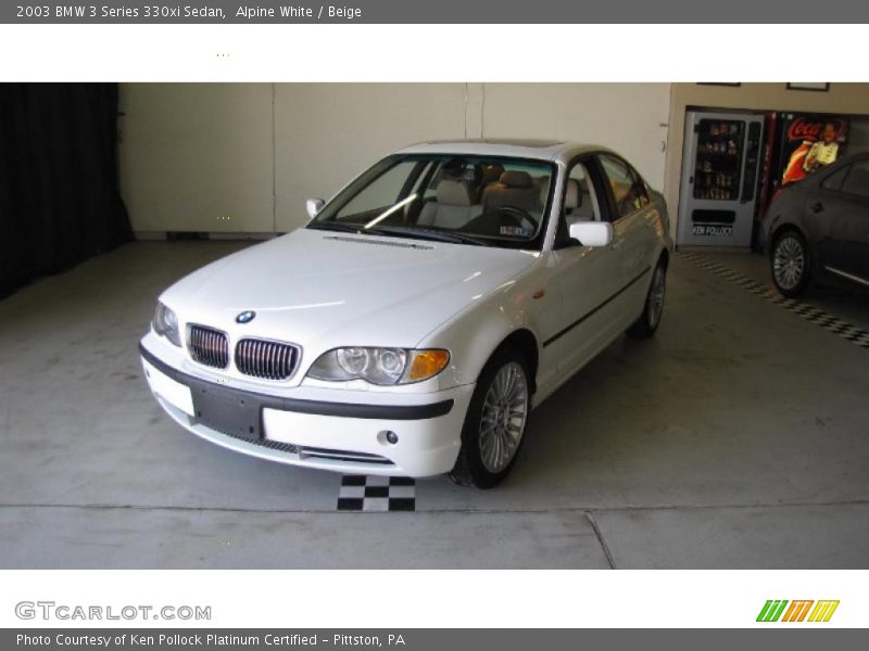 Alpine White / Beige 2003 BMW 3 Series 330xi Sedan