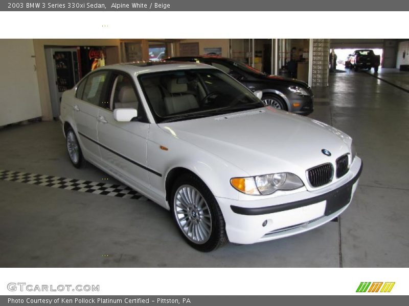 Alpine White / Beige 2003 BMW 3 Series 330xi Sedan