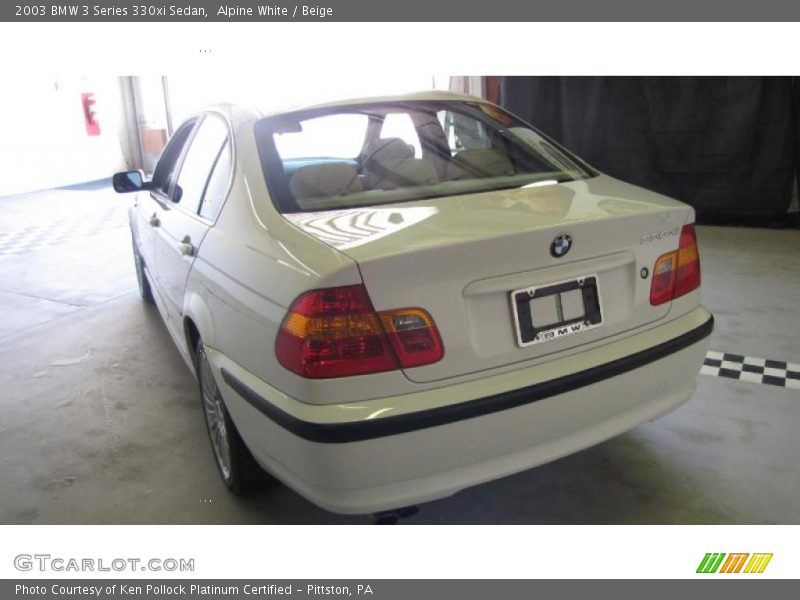 Alpine White / Beige 2003 BMW 3 Series 330xi Sedan
