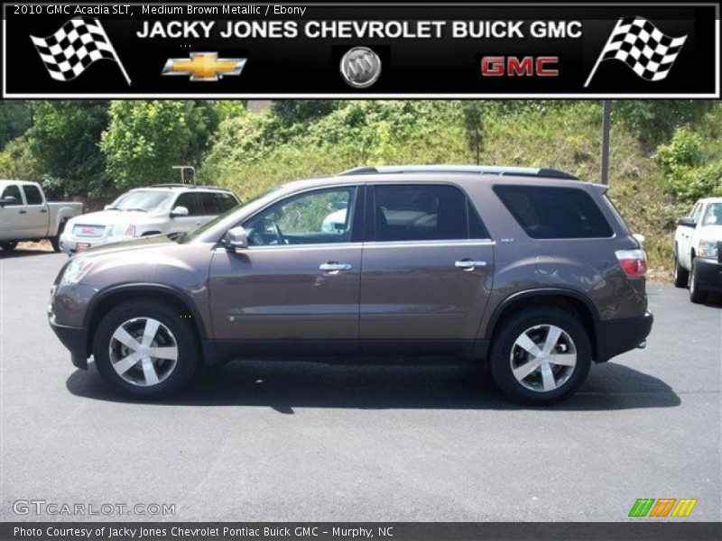 Medium Brown Metallic / Ebony 2010 GMC Acadia SLT