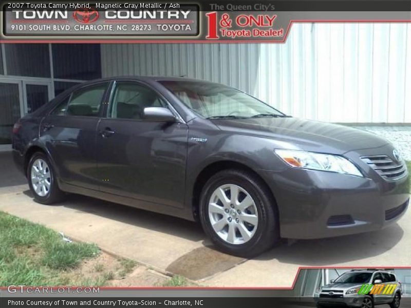 Magnetic Gray Metallic / Ash 2007 Toyota Camry Hybrid