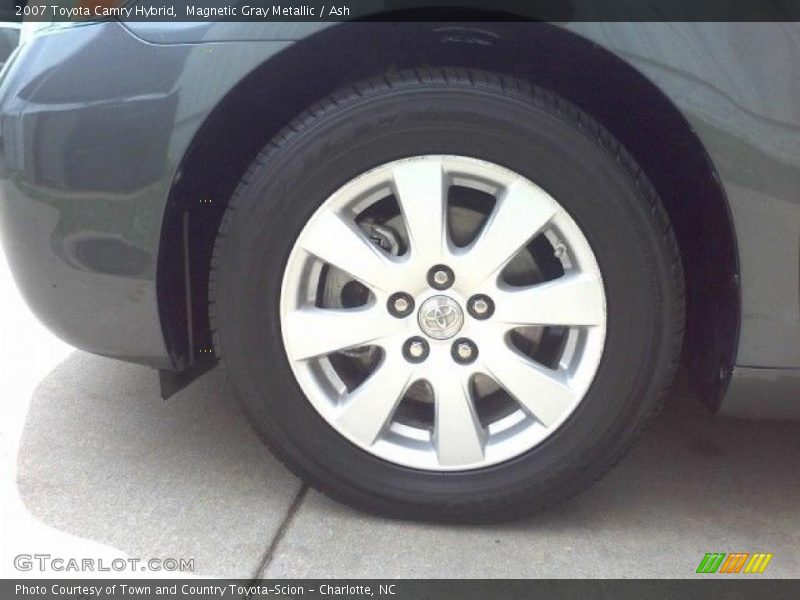 Magnetic Gray Metallic / Ash 2007 Toyota Camry Hybrid