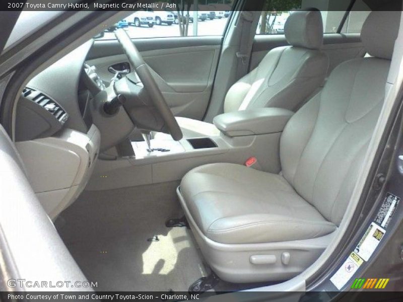 Magnetic Gray Metallic / Ash 2007 Toyota Camry Hybrid