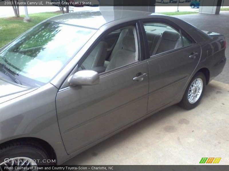 Phantom Gray Pearl / Stone 2003 Toyota Camry LE
