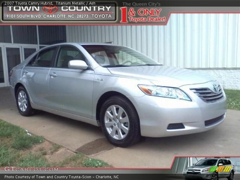 Titanium Metallic / Ash 2007 Toyota Camry Hybrid