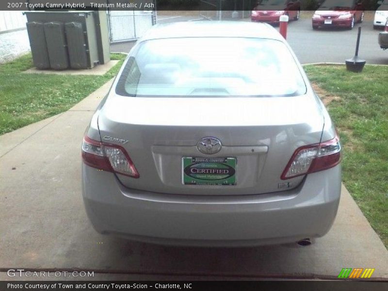 Titanium Metallic / Ash 2007 Toyota Camry Hybrid