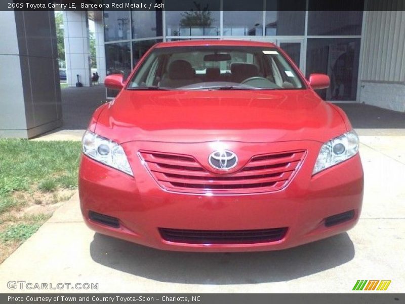 Barcelona Red Metallic / Ash 2009 Toyota Camry LE