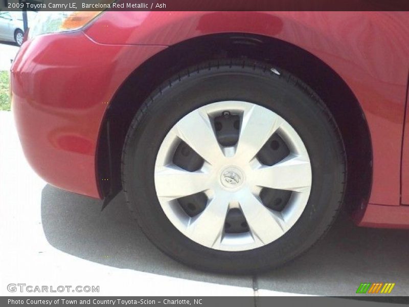 Barcelona Red Metallic / Ash 2009 Toyota Camry LE