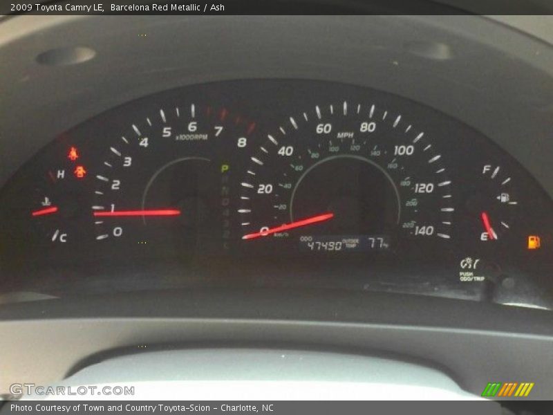 Barcelona Red Metallic / Ash 2009 Toyota Camry LE