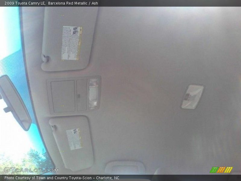 Barcelona Red Metallic / Ash 2009 Toyota Camry LE