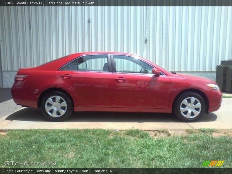 Barcelona Red Metallic / Ash 2009 Toyota Camry LE