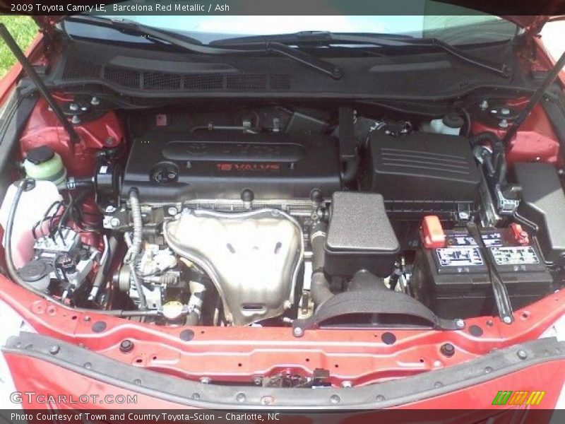 Barcelona Red Metallic / Ash 2009 Toyota Camry LE