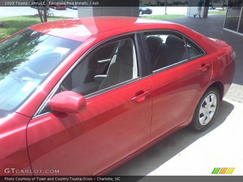 Barcelona Red Metallic / Ash 2009 Toyota Camry LE