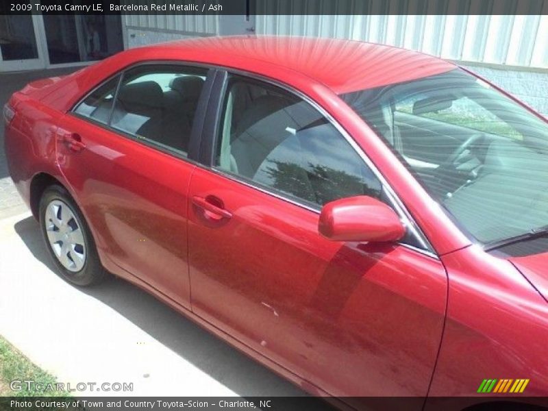 Barcelona Red Metallic / Ash 2009 Toyota Camry LE