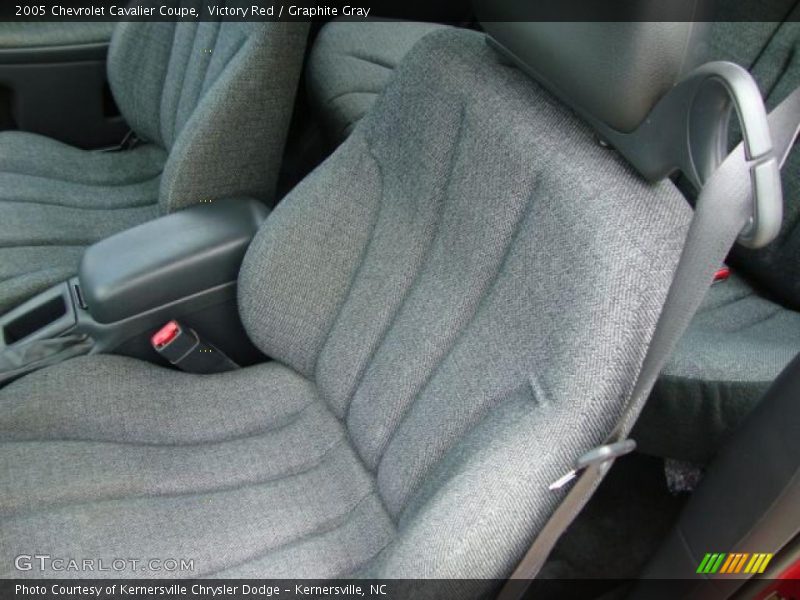 Victory Red / Graphite Gray 2005 Chevrolet Cavalier Coupe