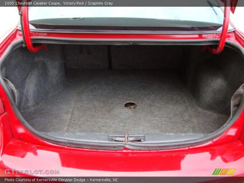 Victory Red / Graphite Gray 2005 Chevrolet Cavalier Coupe