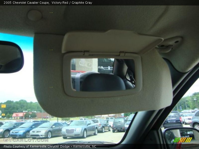 Victory Red / Graphite Gray 2005 Chevrolet Cavalier Coupe