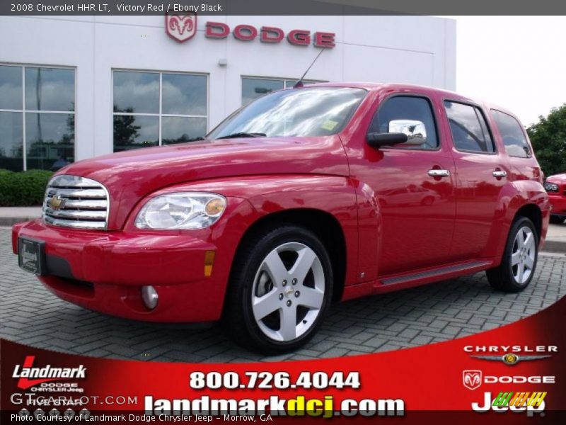 Victory Red / Ebony Black 2008 Chevrolet HHR LT