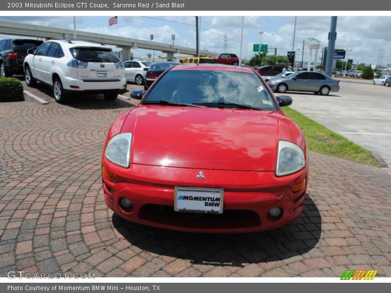 Saronno Red / Sand Blast 2003 Mitsubishi Eclipse GTS Coupe