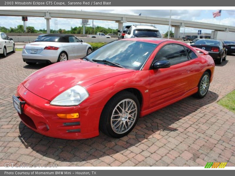 Saronno Red / Sand Blast 2003 Mitsubishi Eclipse GTS Coupe