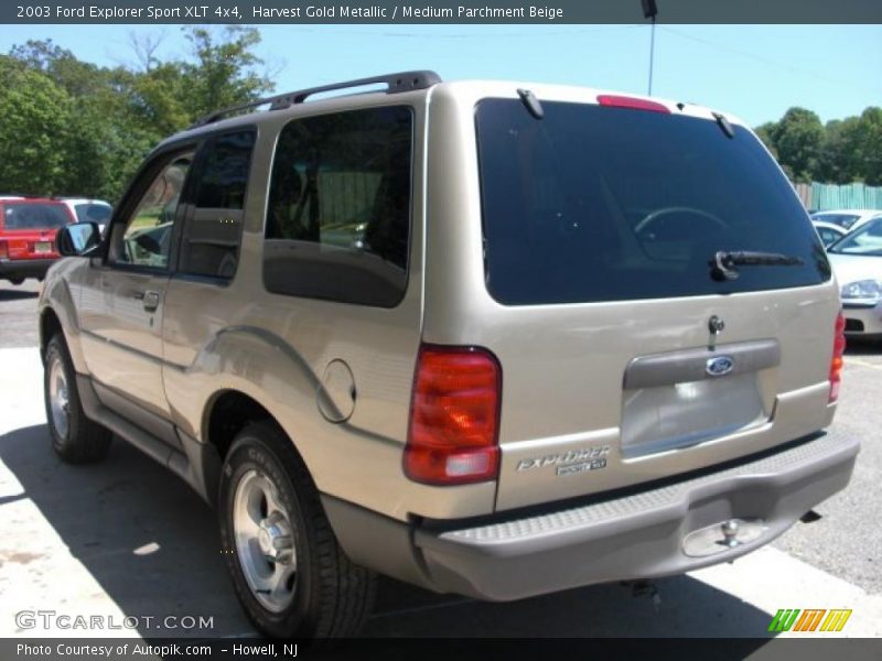 Harvest Gold Metallic / Medium Parchment Beige 2003 Ford Explorer Sport XLT 4x4