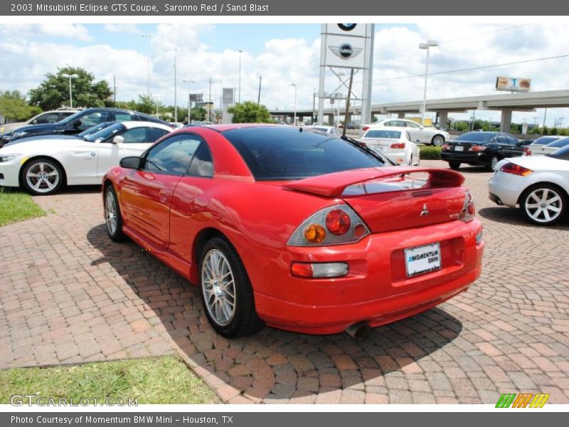Saronno Red / Sand Blast 2003 Mitsubishi Eclipse GTS Coupe