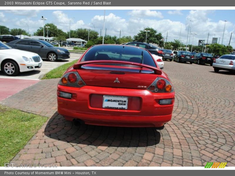 Saronno Red / Sand Blast 2003 Mitsubishi Eclipse GTS Coupe