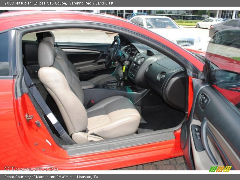 Saronno Red / Sand Blast 2003 Mitsubishi Eclipse GTS Coupe