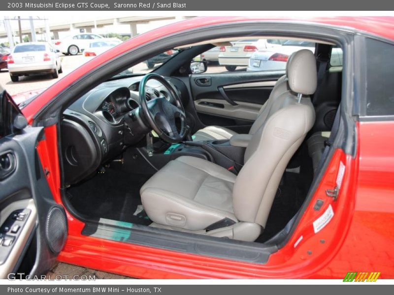 Saronno Red / Sand Blast 2003 Mitsubishi Eclipse GTS Coupe