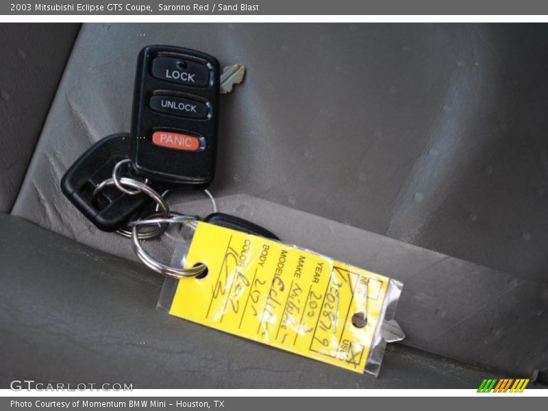 Saronno Red / Sand Blast 2003 Mitsubishi Eclipse GTS Coupe