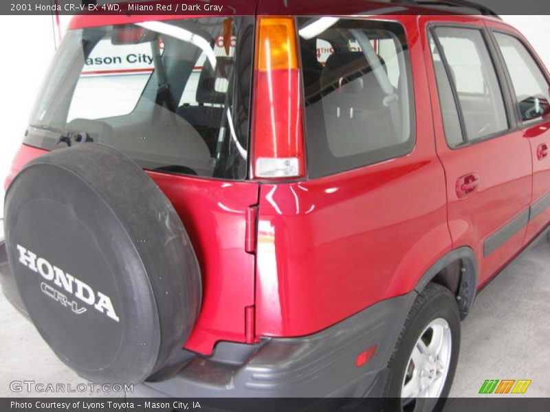 Milano Red / Dark Gray 2001 Honda CR-V EX 4WD