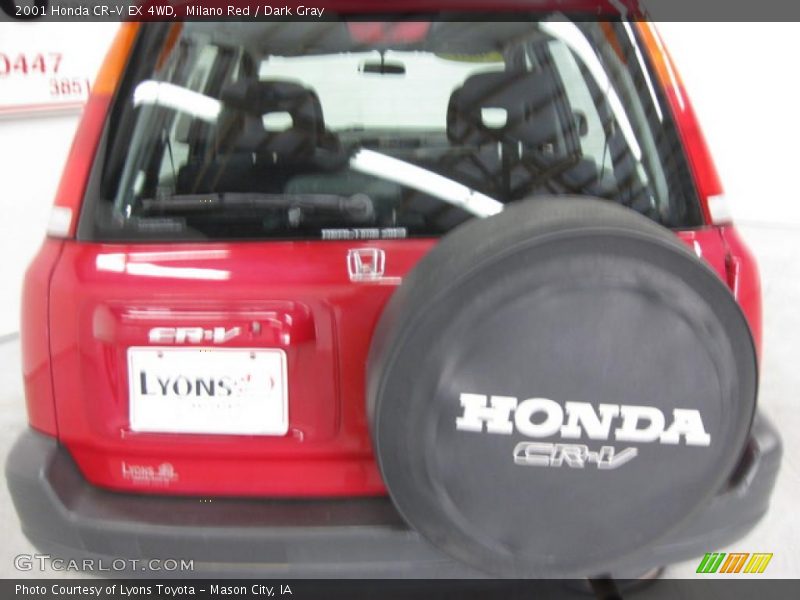 Milano Red / Dark Gray 2001 Honda CR-V EX 4WD