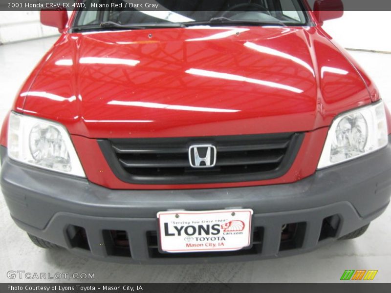 Milano Red / Dark Gray 2001 Honda CR-V EX 4WD