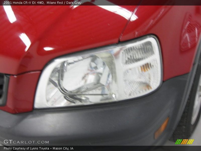 Milano Red / Dark Gray 2001 Honda CR-V EX 4WD