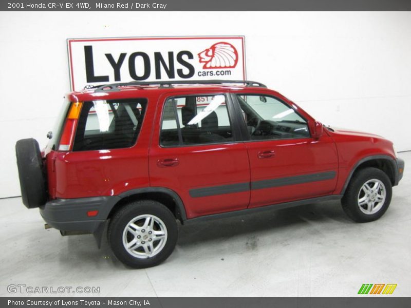 Milano Red / Dark Gray 2001 Honda CR-V EX 4WD