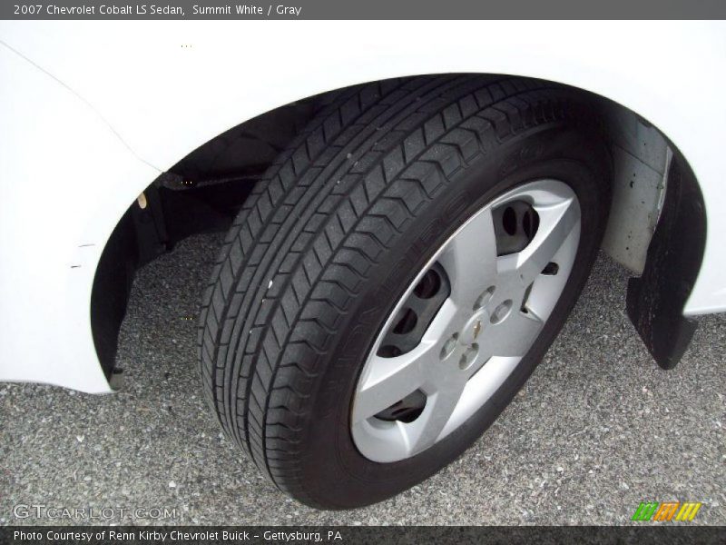 Summit White / Gray 2007 Chevrolet Cobalt LS Sedan