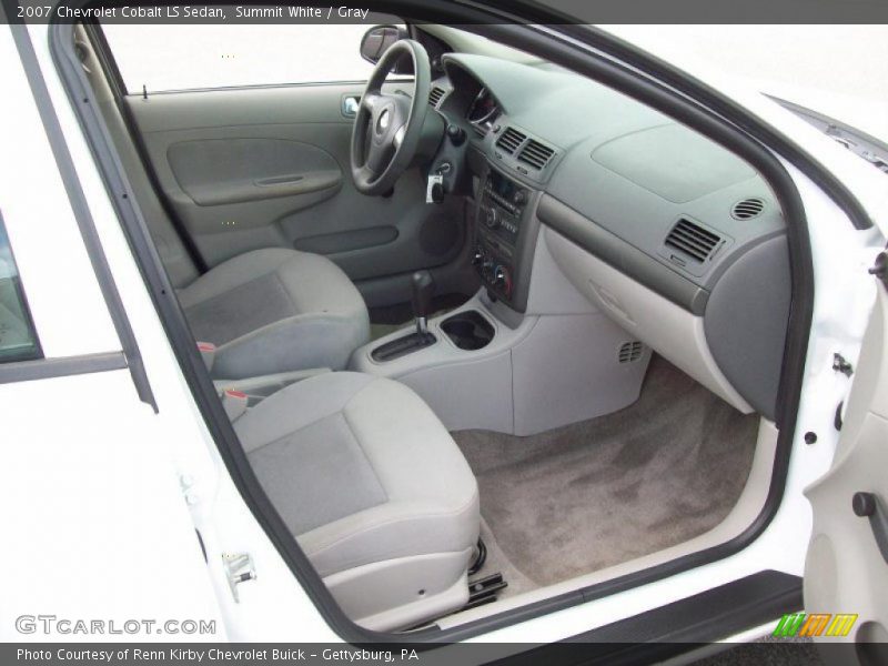 Summit White / Gray 2007 Chevrolet Cobalt LS Sedan