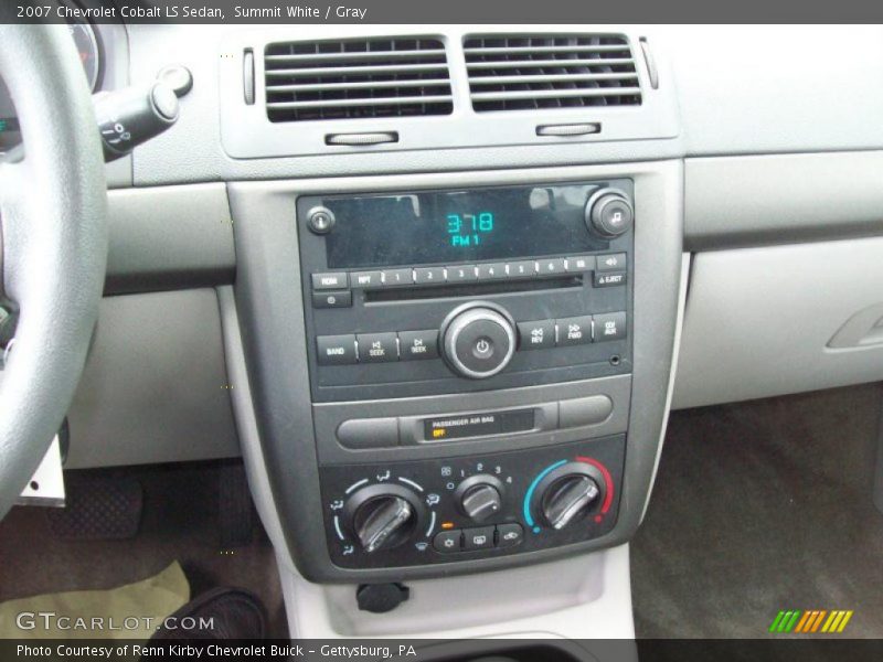 Summit White / Gray 2007 Chevrolet Cobalt LS Sedan