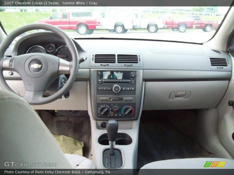 Summit White / Gray 2007 Chevrolet Cobalt LS Sedan