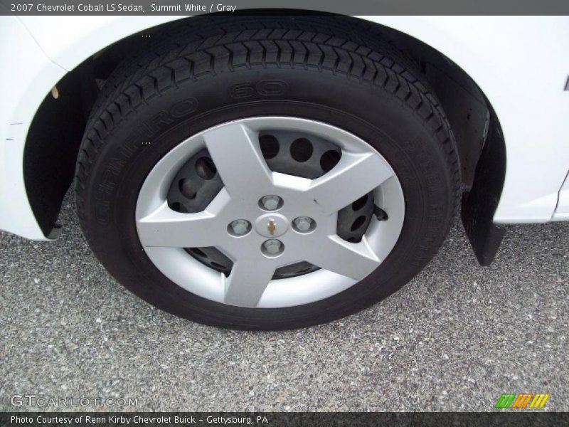 Summit White / Gray 2007 Chevrolet Cobalt LS Sedan