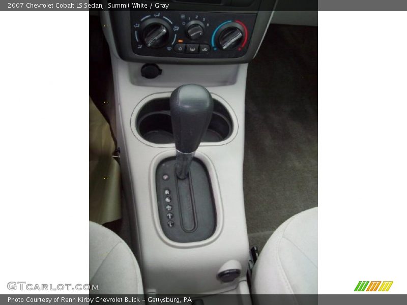 Summit White / Gray 2007 Chevrolet Cobalt LS Sedan