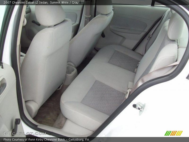 Summit White / Gray 2007 Chevrolet Cobalt LS Sedan