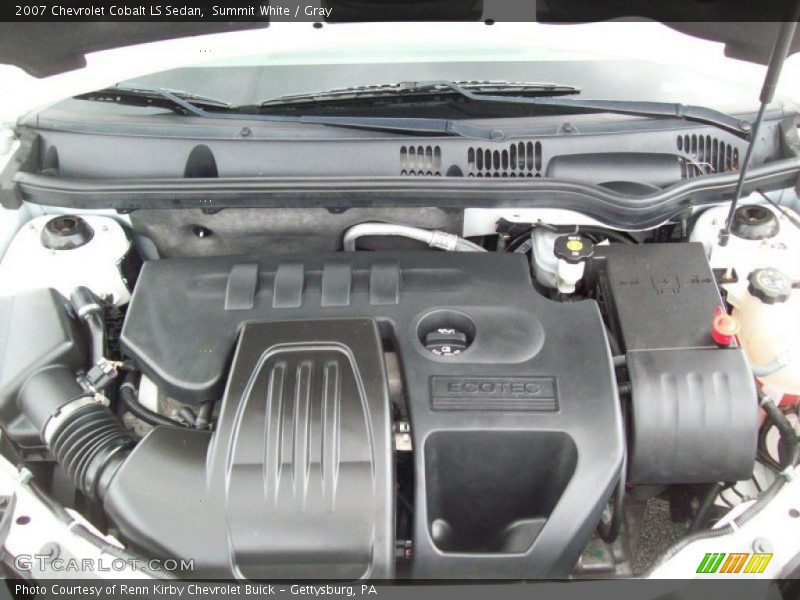 Summit White / Gray 2007 Chevrolet Cobalt LS Sedan