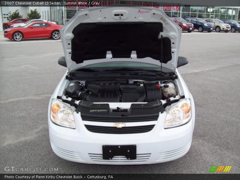 Summit White / Gray 2007 Chevrolet Cobalt LS Sedan