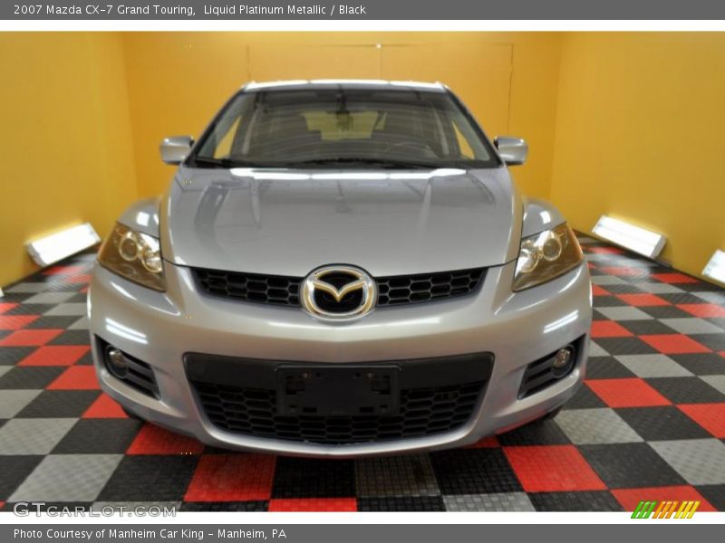 Liquid Platinum Metallic / Black 2007 Mazda CX-7 Grand Touring