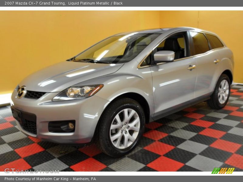 Liquid Platinum Metallic / Black 2007 Mazda CX-7 Grand Touring