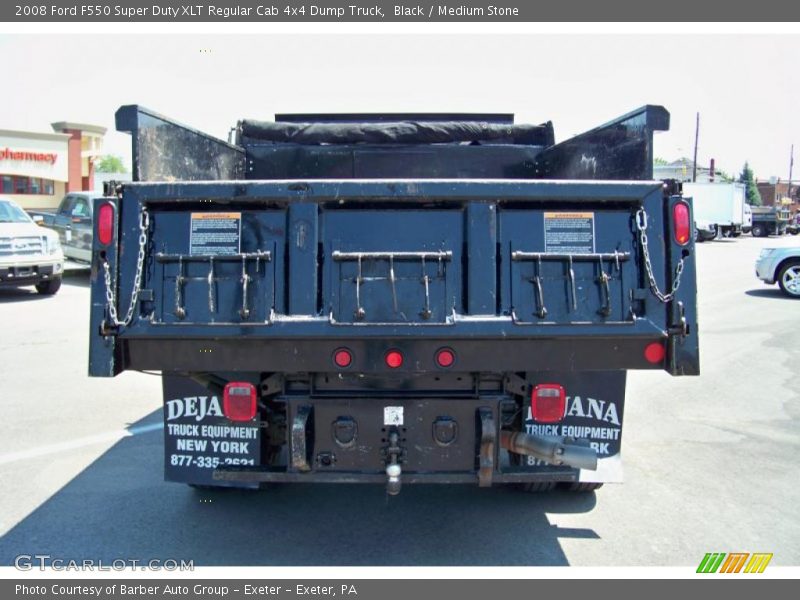 Black / Medium Stone 2008 Ford F550 Super Duty XLT Regular Cab 4x4 Dump Truck